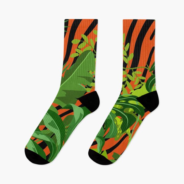 Item preview, Year of the Tiger Patterned Classic Orange - Jungle designed and sold by LudicrousFeed.