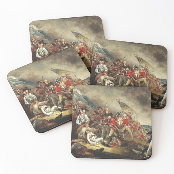Item preview, John Trumball's The Death of General Warren at the Battle of Bunker Hill on 17 June 1775 designed and sold by mosfunky.
