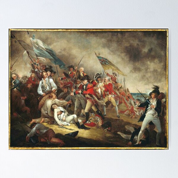 Item preview, John Trumball's The Death of General Warren at the Battle of Bunker Hill on 17 June 1775 designed and sold by mosfunky.
