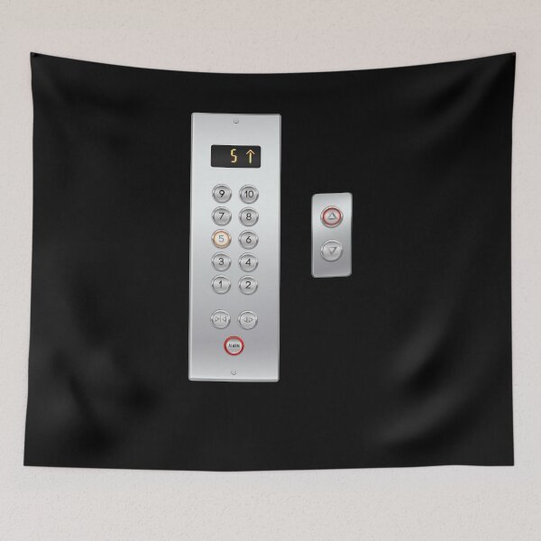 Item preview, I Love Elevator Cute Elevator Buttons Mechanic Closure designed and sold by Dressed For  Duty.