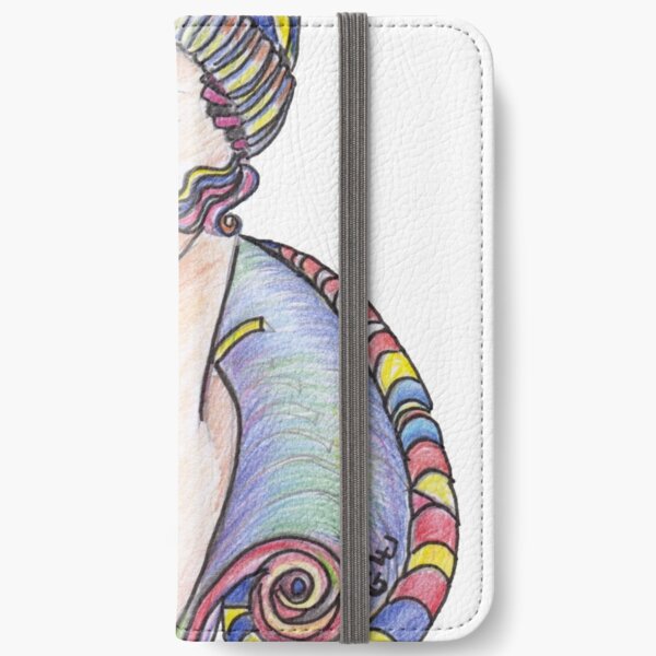 Lola Art Deco Lady iPhone Wallet