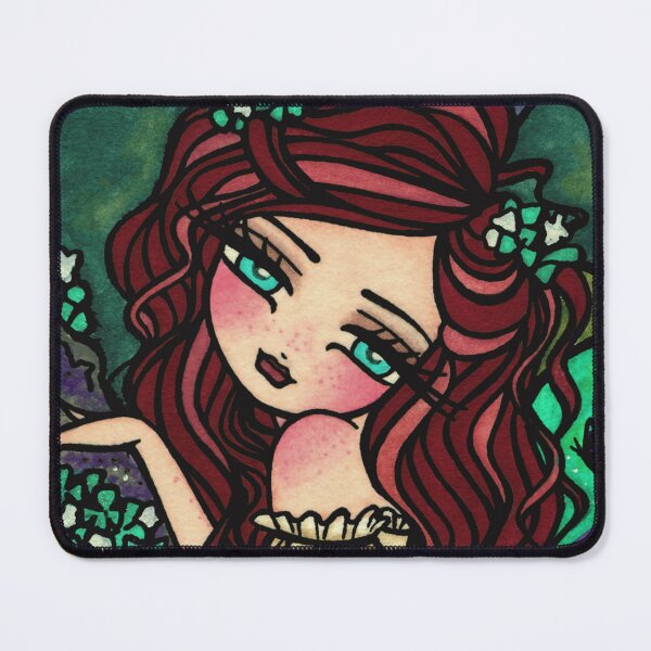 Item preview, Red Haired Leprechaun St. Patrick's Day Mermaid Fantasy Art designed and sold by hannahlynnart.