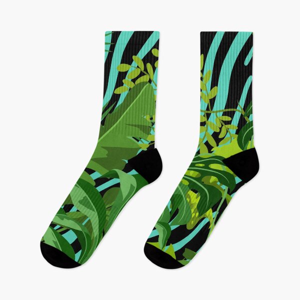 Item preview, Year of the Tiger Patterned Turquoise - Jungle designed and sold by LudicrousFeed.