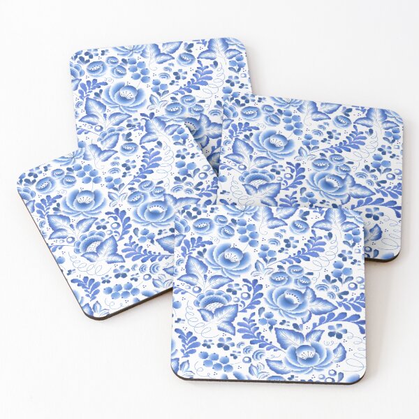 Item preview, Flowers,blue flowers,abstract designed and sold by grickodd.