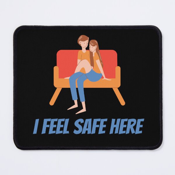Item preview, I feel safe here -valentine's day, couples designed and sold by FLIRTAASAN.