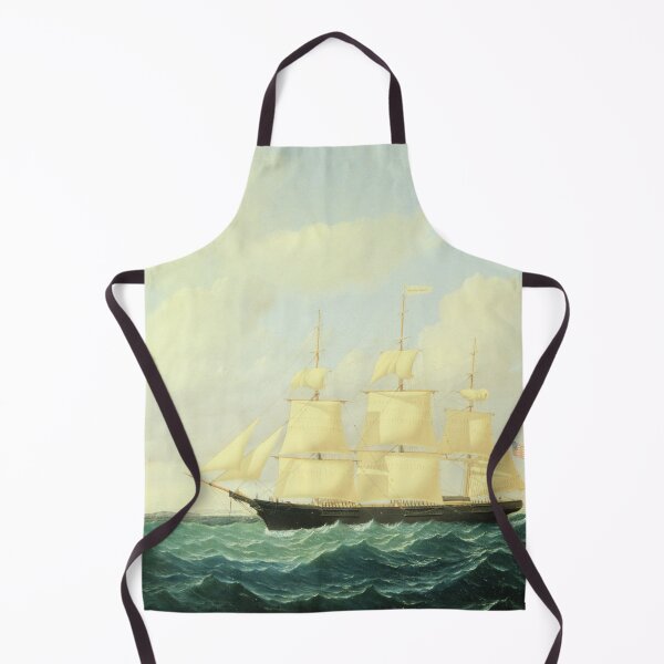Item preview, William Bradford's Dashing Wave Clipper Ship Off Boston Light designed and sold by mosfunky.