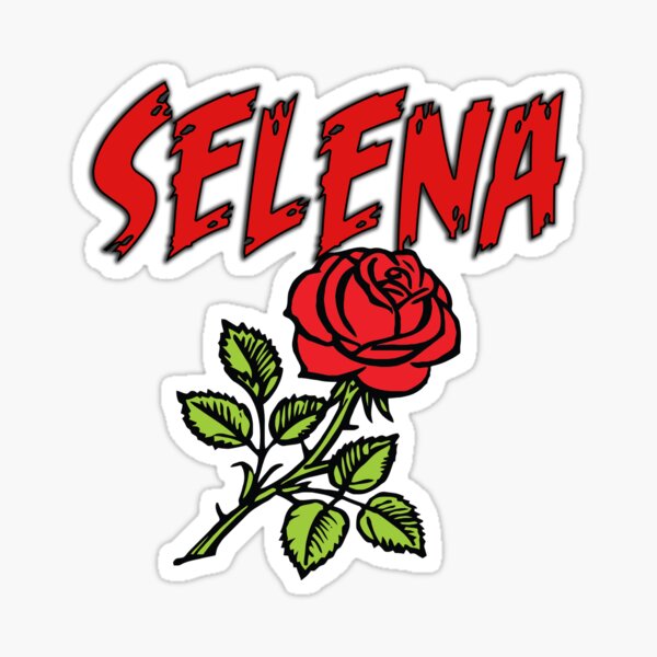 Selena flor Sticker