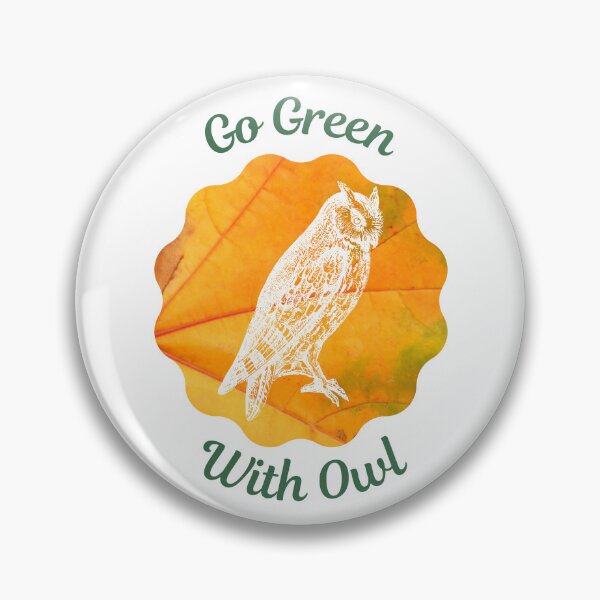 Item preview, Go Green With Owl designed and sold by kucingmaikan.