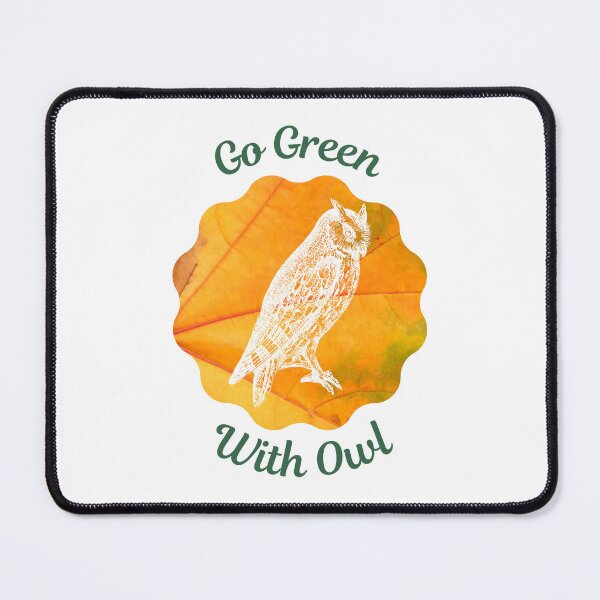 Item preview, Go Green With Owl designed and sold by kucingmaikan.