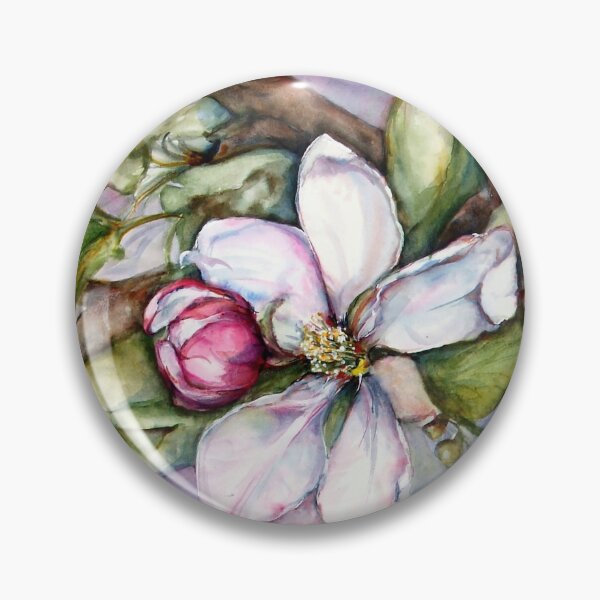 Artikelvorschau, Sommer Aprikosen Obstbaum Blüte Aquarell preisgekrönt entworfen und verkauft von Teri Peterson.