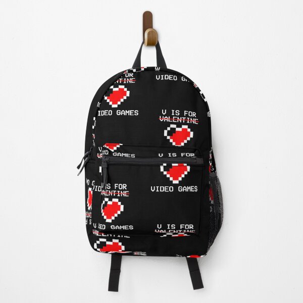 Item preview, V Is For Video Games Funny Valentines Day Gamer designed and sold by juvajay.