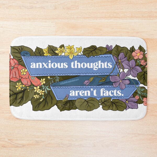Item preview, Anxious Thoughts Aren't Facts designed and sold by fabfeminist.