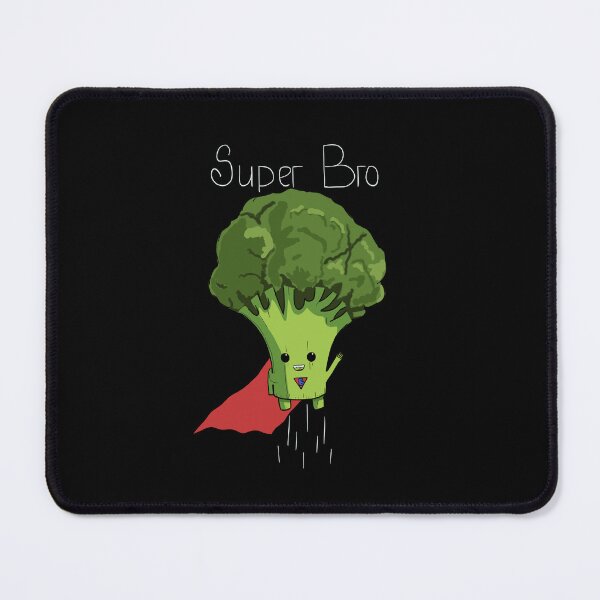Item preview, SuperBro Cute Broccoli designed and sold by BigFatMistake.