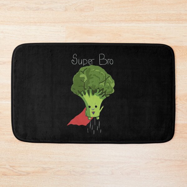 Item preview, SuperBro Cute Broccoli  designed and sold by BigFatMistake.