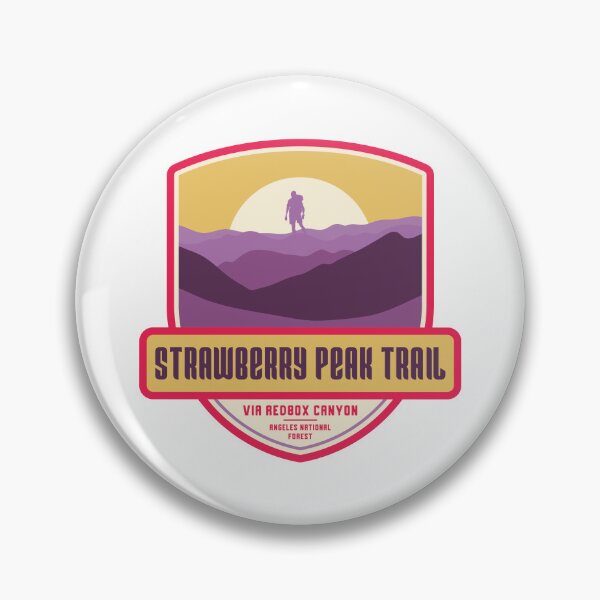 Item preview, Strawberry Peak Trail via Redbox Canyon - Angeles National Forest designed and sold by Moritz Schwäble.