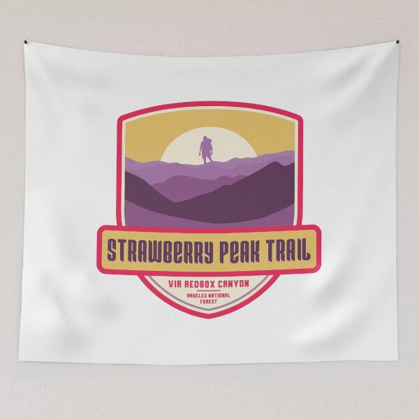 Item preview, Strawberry Peak Trail via Redbox Canyon - Angeles National Forest designed and sold by Moritz Schwäble.