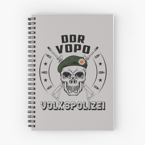 Artikelvorschau, DDR Volkspolizei VoPo Emblem Schädel Baskenmütze #1756 entworfen und verkauft von Rare-Militia.