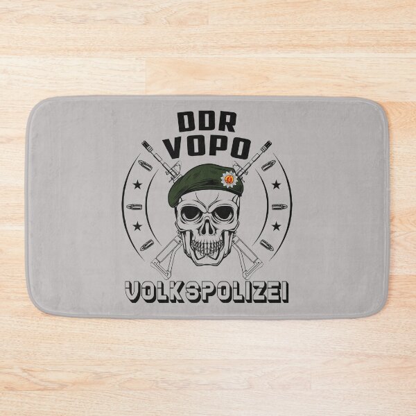 Item preview, DDR Volkspolizei VoPo Emblem Schädel Beret #1756 designed and sold by Rare-Militia.