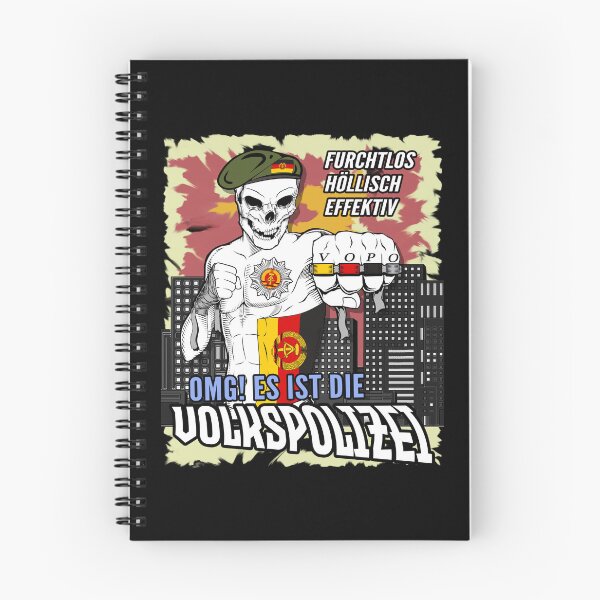 Artikelvorschau, DDR Volkspolizei VoPo Emblem Zombie #1757 entworfen und verkauft von Rare-Militia.