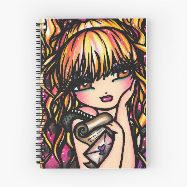 Item preview, Letters of Love Mermaid Valentines Day Fantasy Art designed and sold by hannahlynnart.