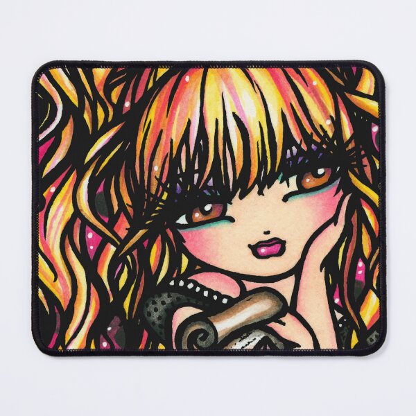 Item preview, Letters of Love Mermaid Valentines Day Fantasy Art designed and sold by hannahlynnart.