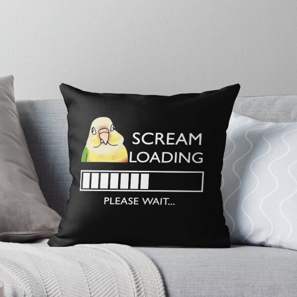 Item preview, Pineapple Conure Screaming Loading Please Wait designed and sold by FandomizedRose.