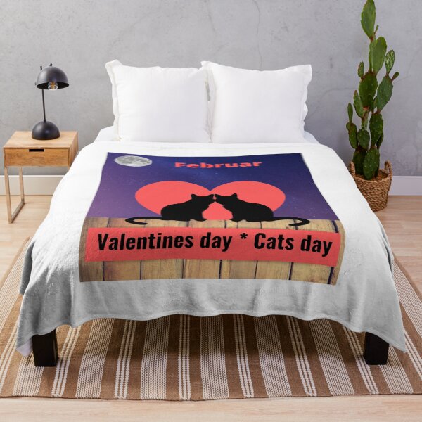Artikelvorschau, Februar Katzentag Valentinstag entworfen und verkauft von bob-design1.