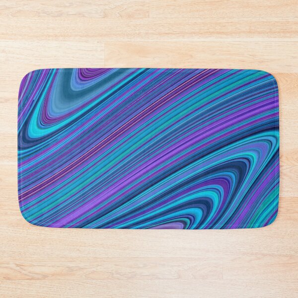 Item preview, Blue and Purple Mermaid Chrome Metallic Holographic Pattern designed and sold by PrettyPage.