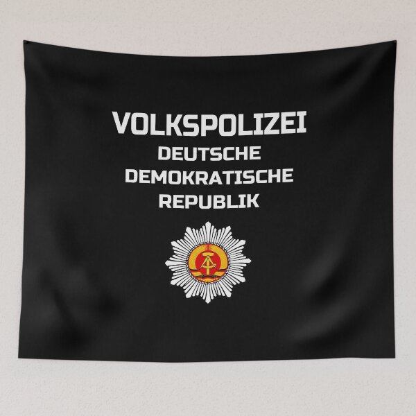 Item preview, DDR Volkspolizei VoPo Emblem Schädel Beret #1308 designed and sold by Rare-Militia.