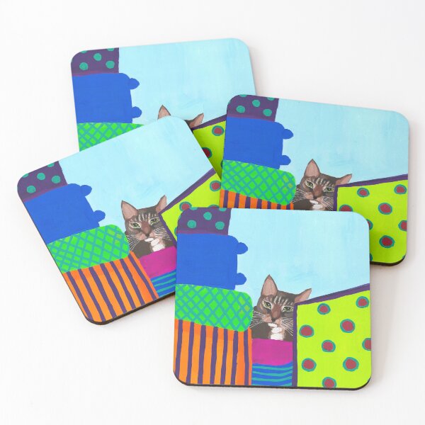 Item preview,  Cat surrounded by boxes designed and sold by hunkyfrog.