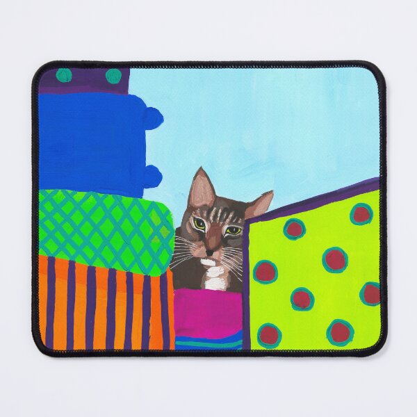 Item preview,  Cat surrounded by boxes designed and sold by hunkyfrog.