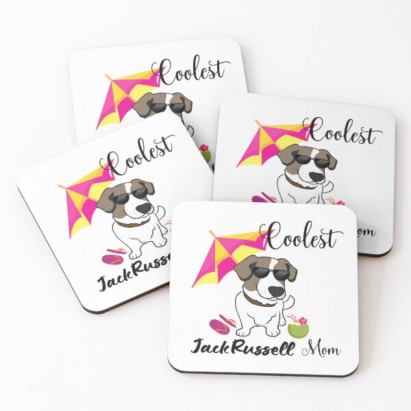Item preview, Coolest Summer Time Jack Russell Mom Jack Russell Terrier Lover Gift designed and sold by BronikowskiART.