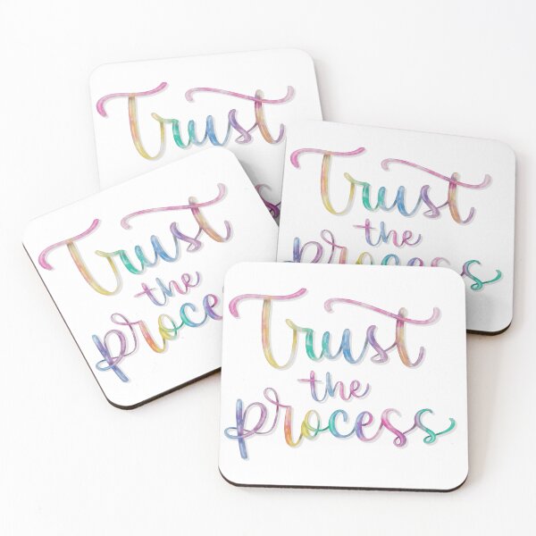 Item preview, Trust The Process Hand Lettering designed and sold by sabriencolores.