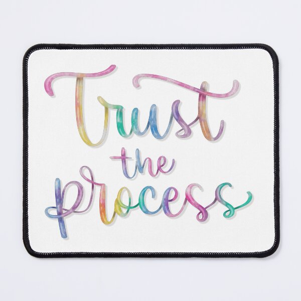 Item preview, Trust The Process Hand Lettering designed and sold by sabriencolores.