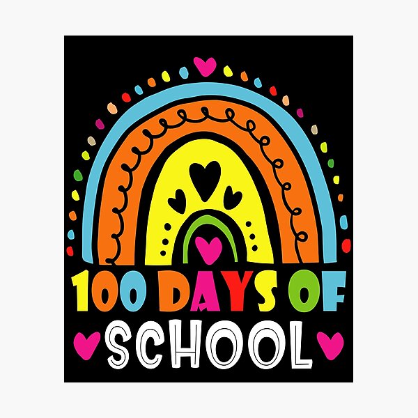 Item preview, 100 Days of School Rainbow 100th Days of School Teacher Student Kindergarten designed and sold by Md. Manjur Ahamed.