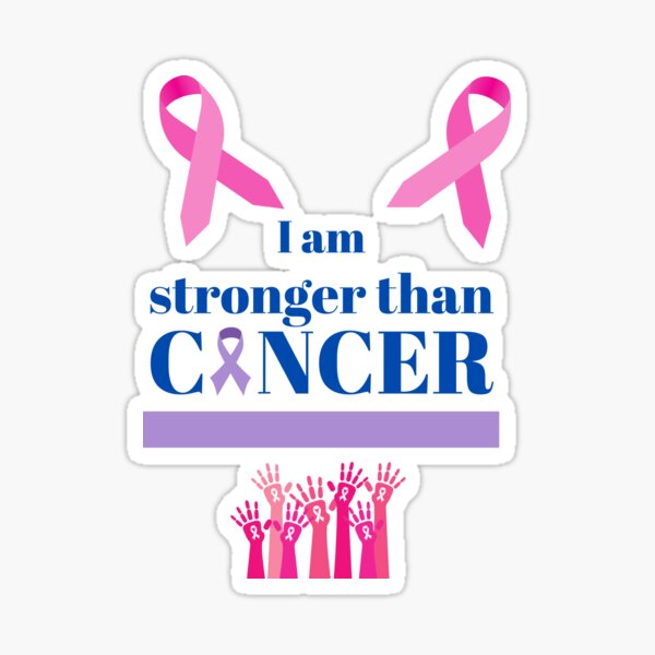 Item preview, I am stronger than cancer designed and sold by Hilary Thwaites.