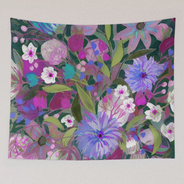 Item preview, Moonlight Glory - Pink and Purples designed and sold by Suzanne Allard Design.