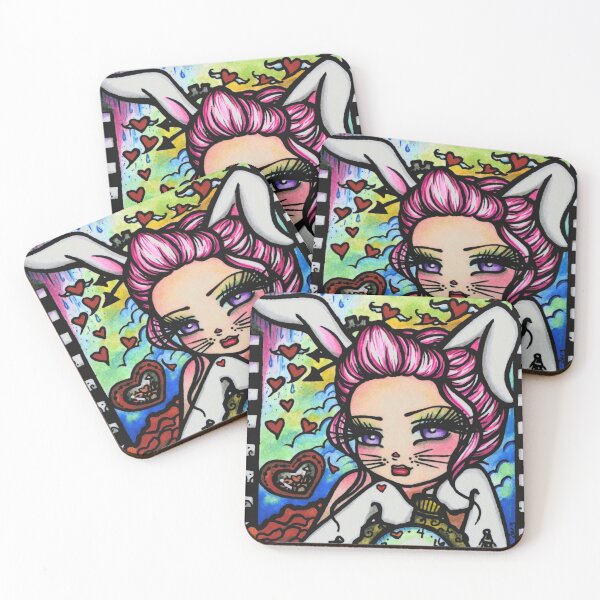 Item preview, White Rabbit from Alice in Wonderland Fantasy Fan Art designed and sold by hannahlynnart.