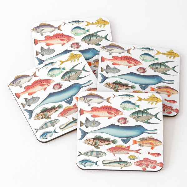 Item preview, Colorful fish set designed and sold by angelisart.