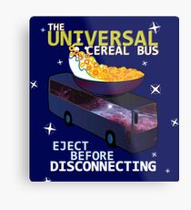 Universal Cereal Bus Metal Print