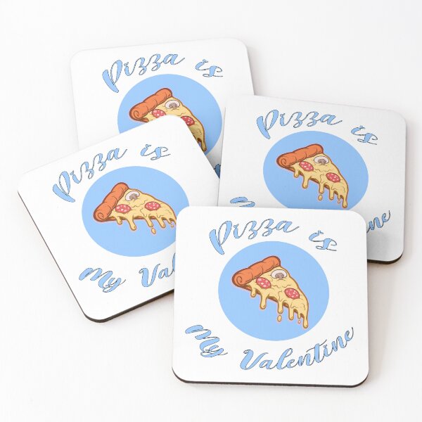 Item preview, Pizza Is My Valentine Blue Aesthetic designed and sold by PourElla.