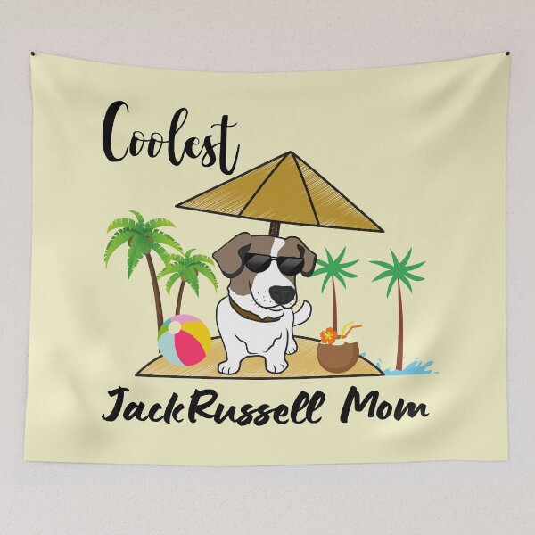 Item preview, Coolest Summer Time Jack Russell Mom Jack Russell Terrier Lover Gift designed and sold by BronikowskiART.