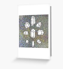 crystal collection Greeting Card