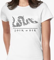 Join or Die, United States Military Women's Fitted T-Shirt