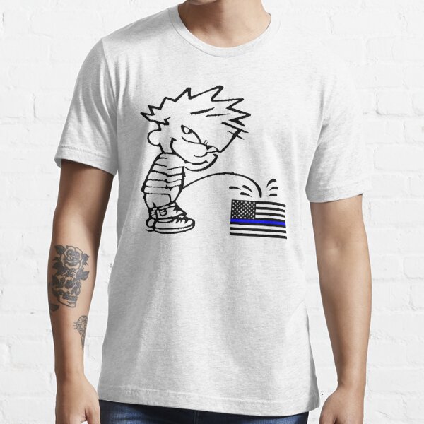 calvin peeing shirt