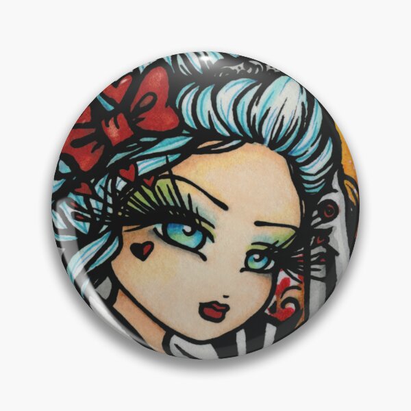 Item preview, Queen of Hearts Alice in Wonderland Fan Fantasy Art designed and sold by hannahlynnart.