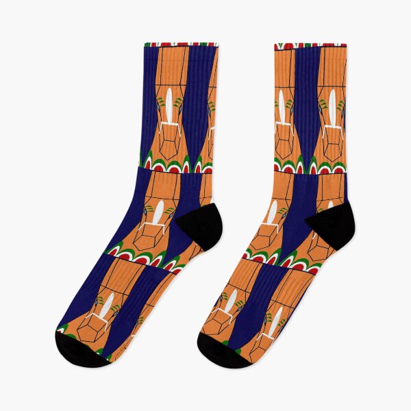 Item preview, Swedish Dala Horse Face on Blue designed and sold by HighCountry2021.