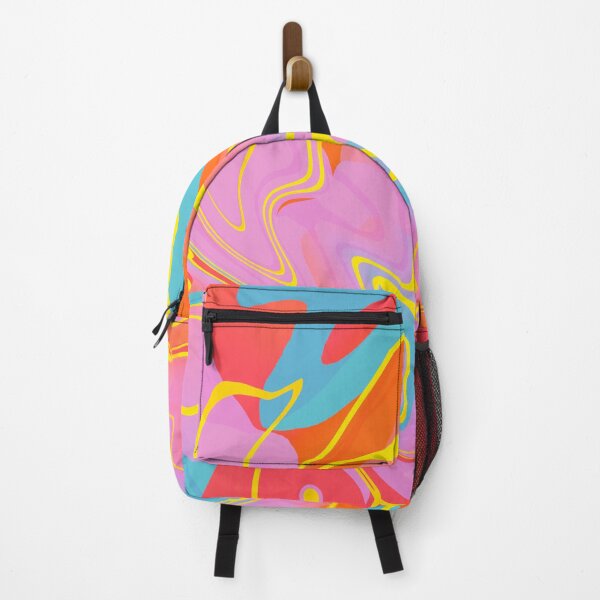Item preview, Multicolor abstract fluid with lines and gradient designed and sold by Lo-cura.