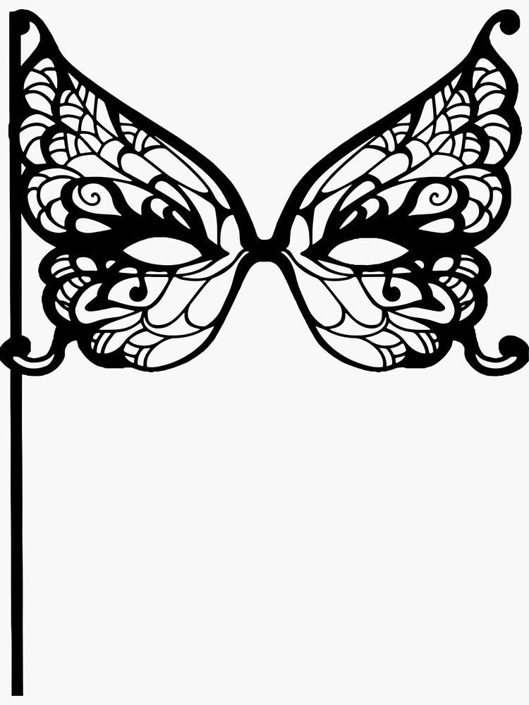 "Butterfly eyes" Sticker by Phoenixespoir Redbubble