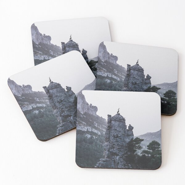 Item preview, ’Wild goat standing on a cliff in natural habitat’ designed and sold by Raureif.